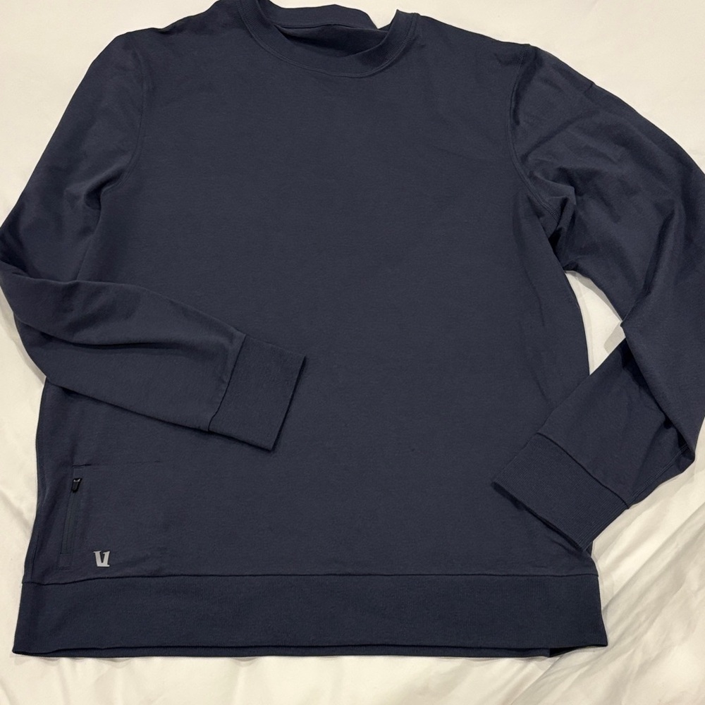 Vuori Men's Pronto XL Dark Blue Crewneck Sweater